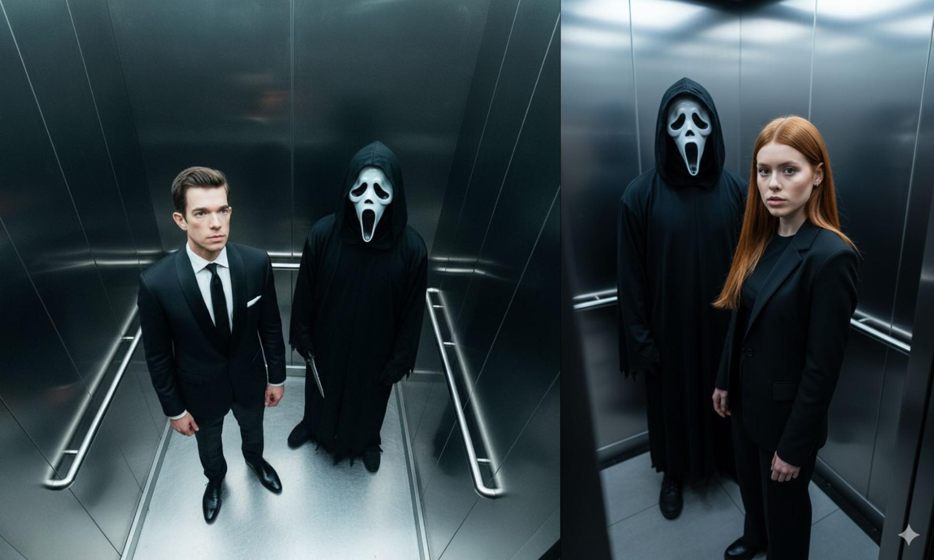 Ghost Face در آسانسور