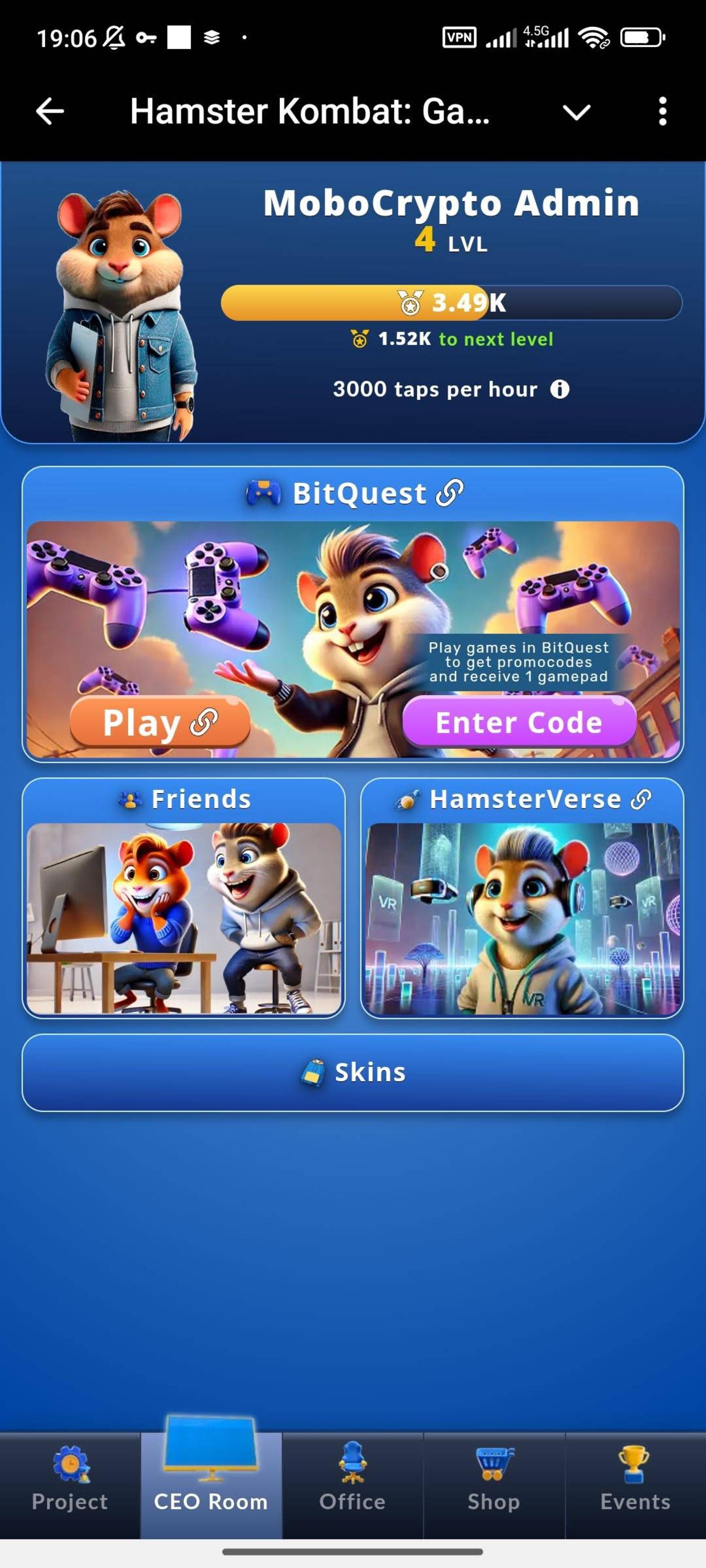 بازی Hamster GameDev Heros