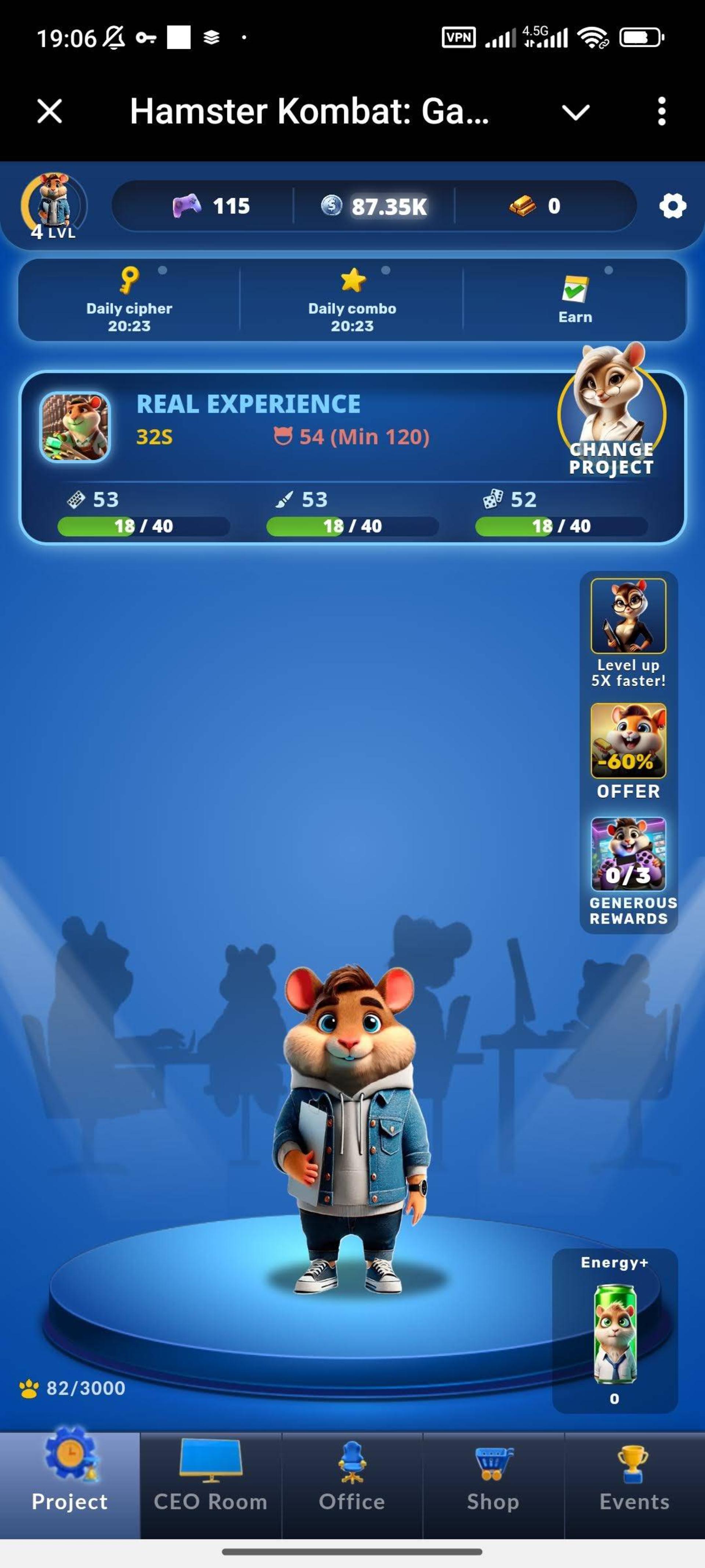 بازی Hamster GameDev Heros