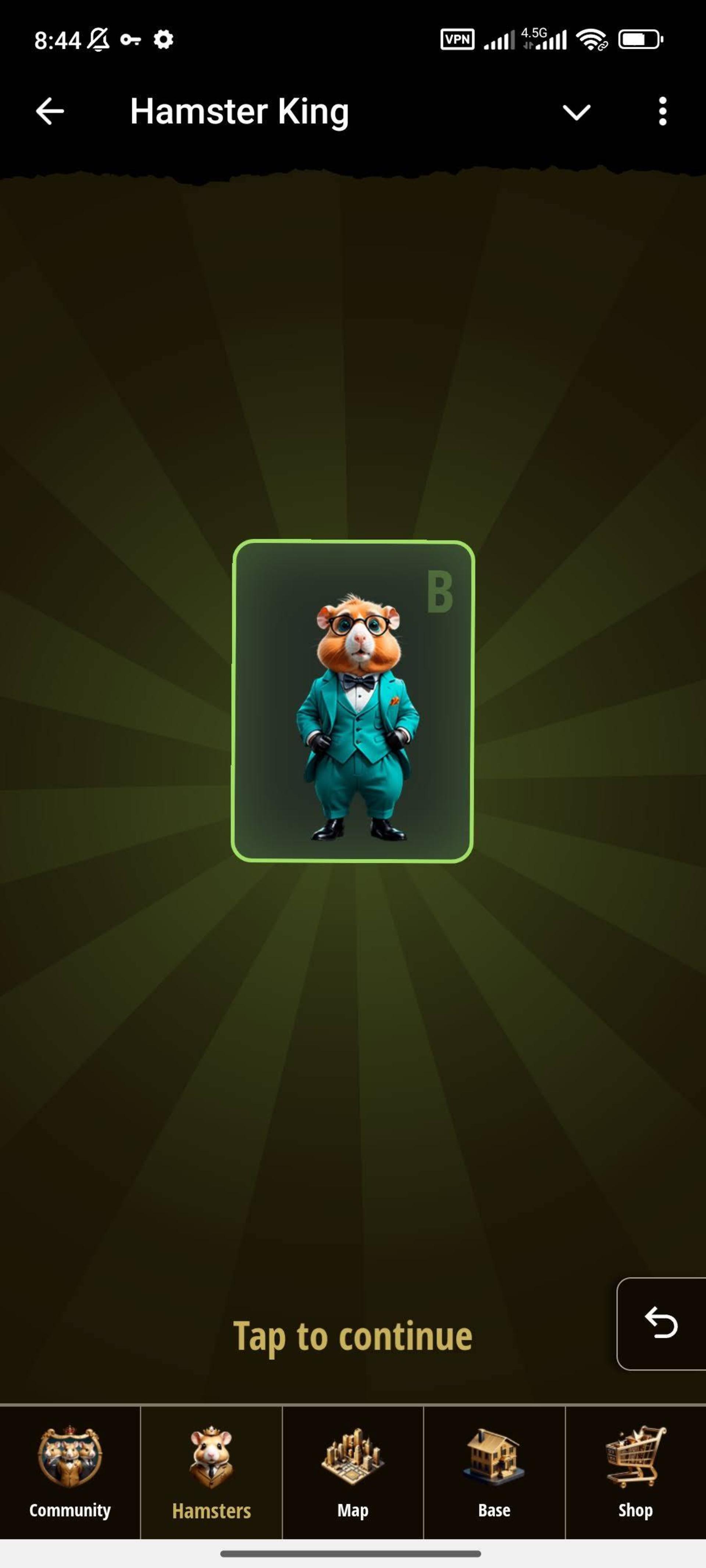 بخش Hamsters در بازی Hamster King