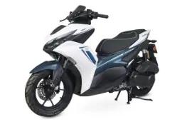 موتورسیکلت هانی موتور طرح آیروکس Hani Motor Aerox AX150 نمای جلو و جانبی
