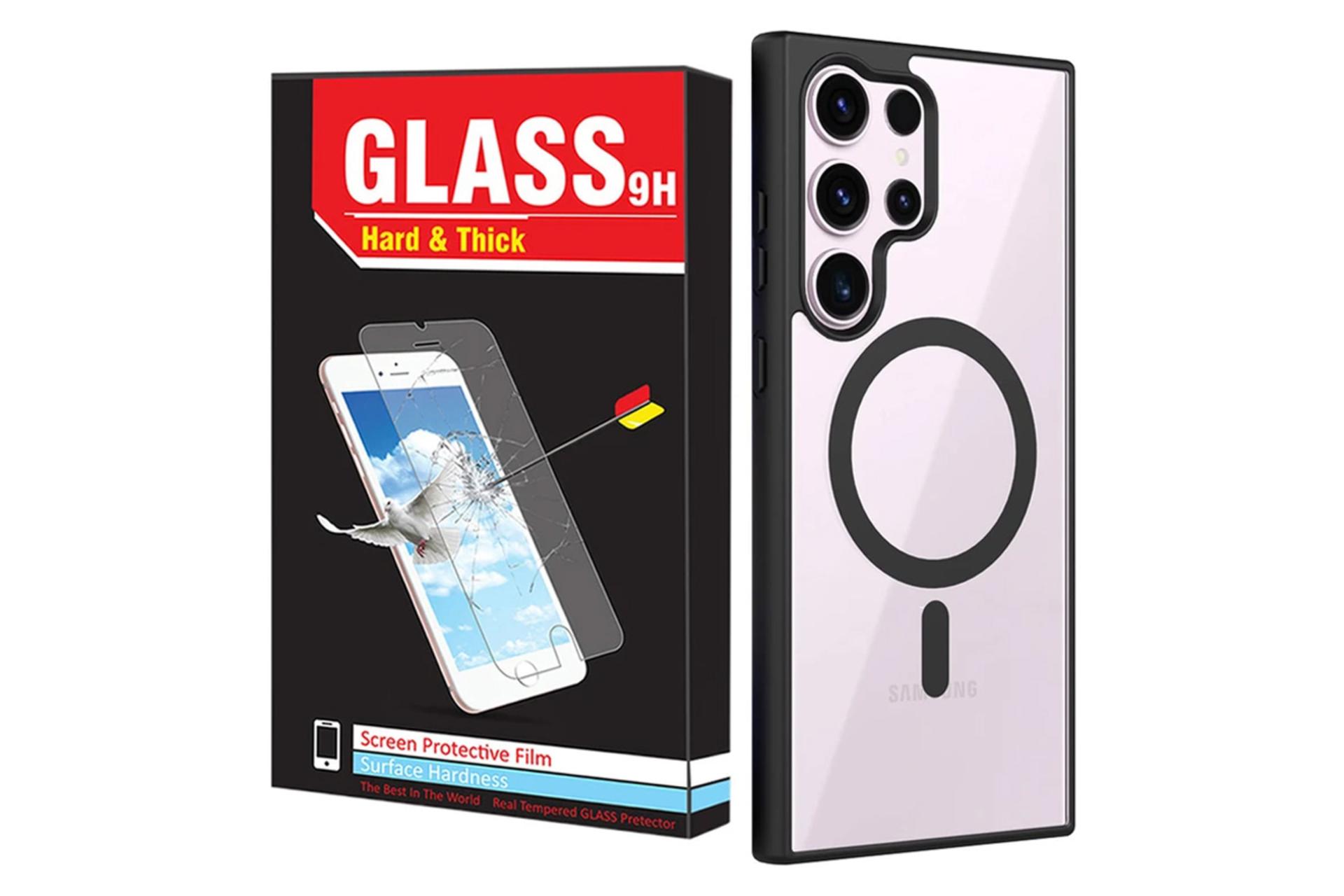 جعبه قاب گوشی هارد اند تیک مدل BRD Magsafe HT مناسب سامسونگ Galaxy S25 Ultra