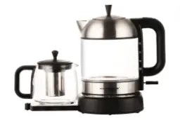 نمای کلی چای ساز هاردستون TKG4220 با نمایش قوری و کتری