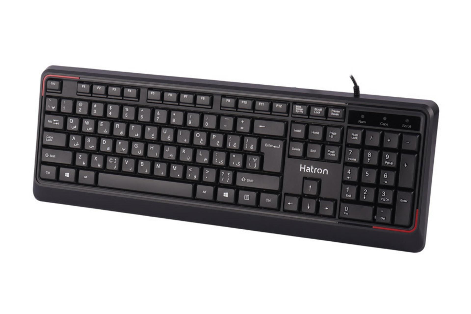 ابعاد و اندازه کیبورد هترون HK180