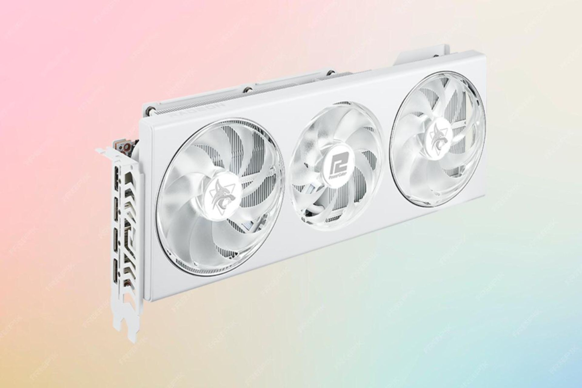 کارت گرافیک سفید Radeon RX 7800 XT Spectral White پاورکالر