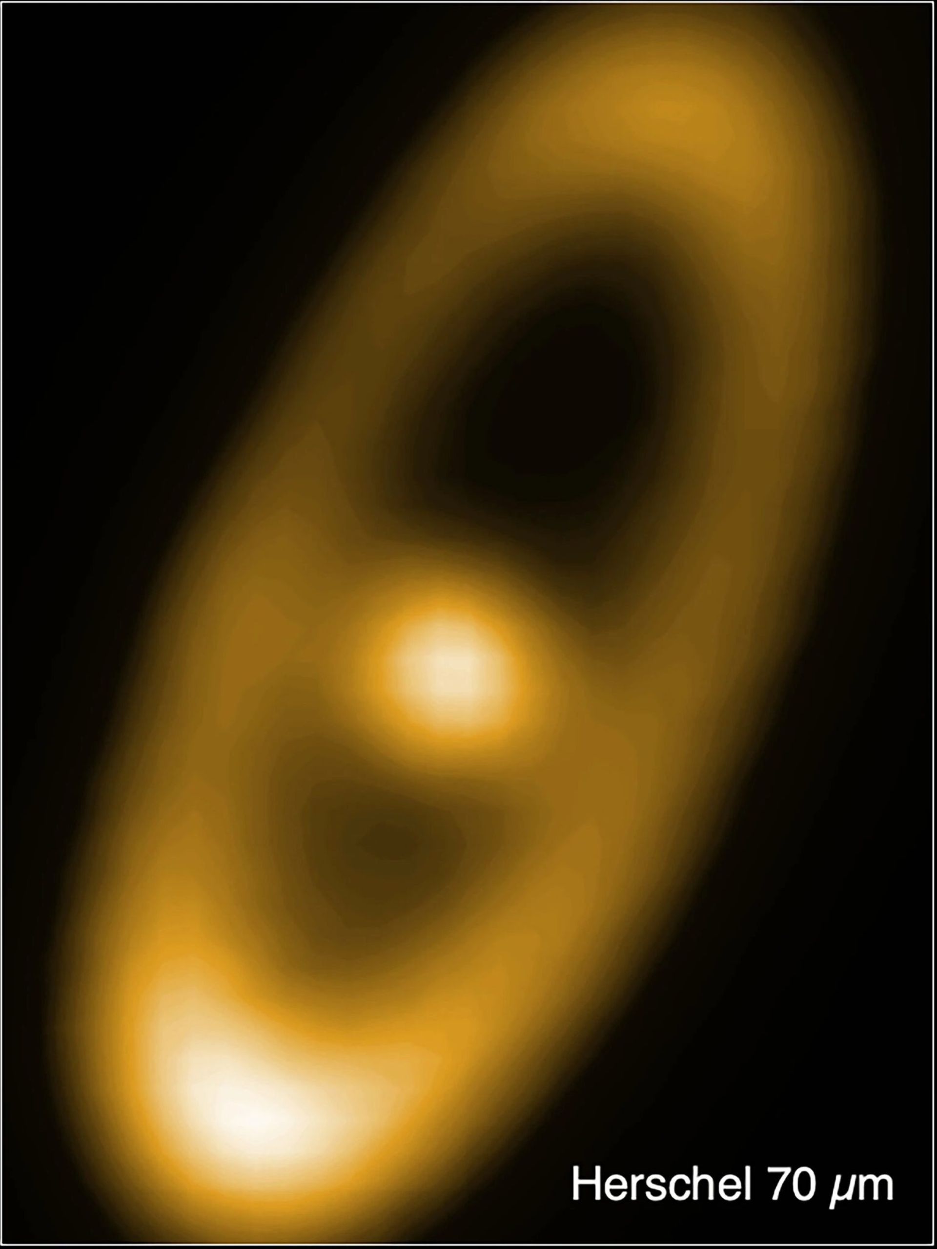 تصویر تلسکوپ فضایی هرشل از ستاره فم‌الحوت