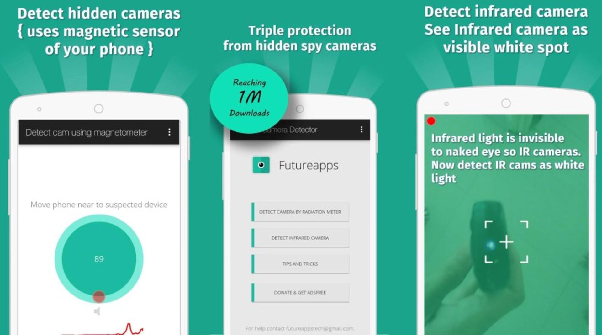 برنامه Hidden Camera Detector اندروید