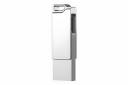 نمای کناری فلش مموری هایک سمی HIKSEMI HS-USB-E327C 128G U3 Silver 128GB USB 3.2