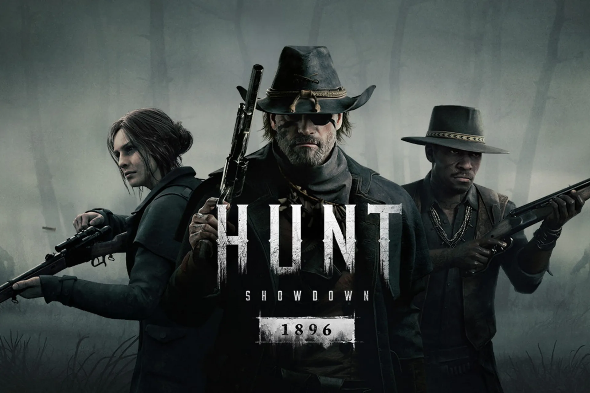  پوستر بازی با سه شخصیت اول Hunt: Showdown 1896