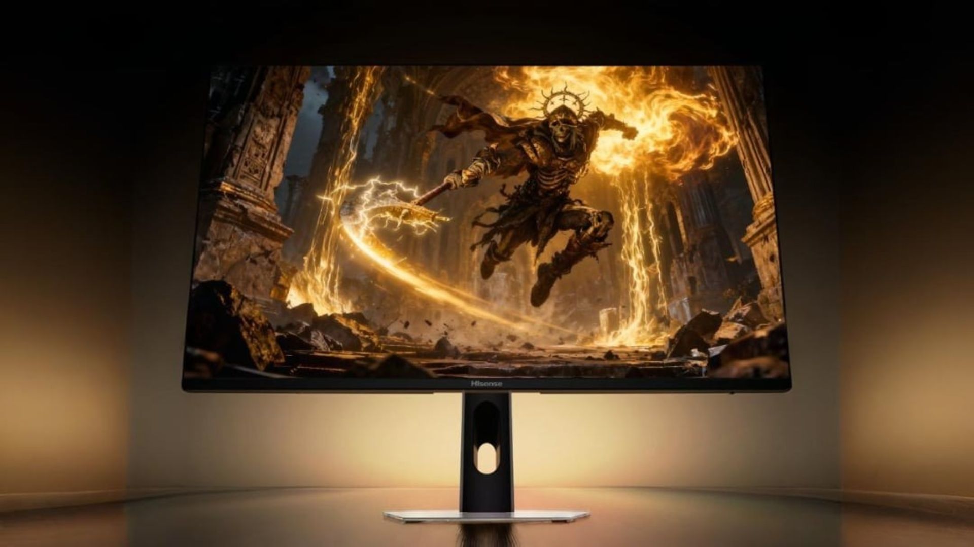 مانیتور هوشمند 27GX هایسنس از نمای جلویی