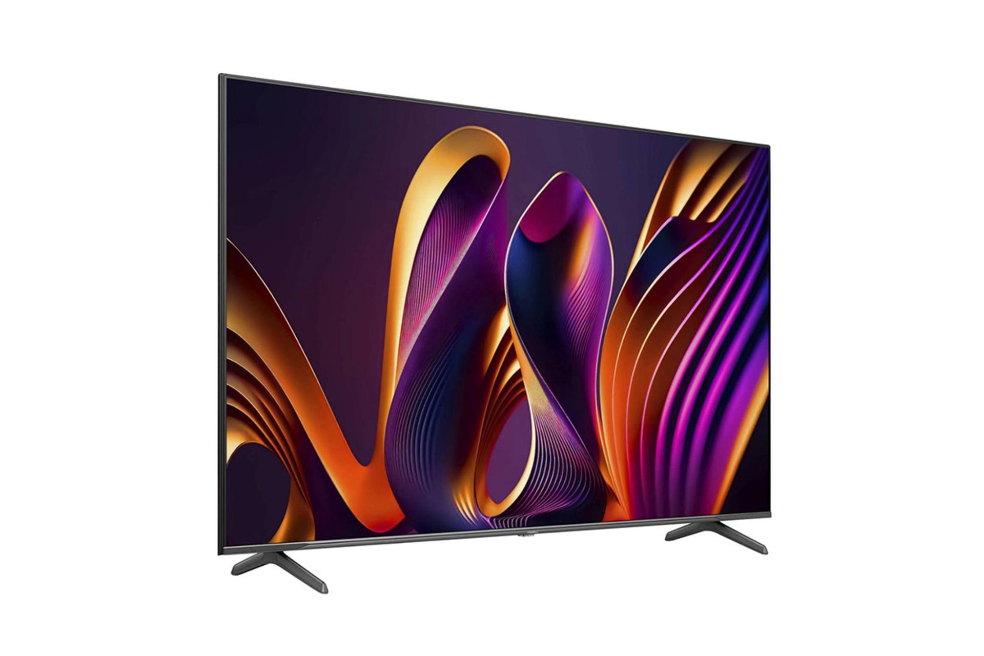 تلویزیون هایسنس Hisense Q7N نمای جلو و چپ