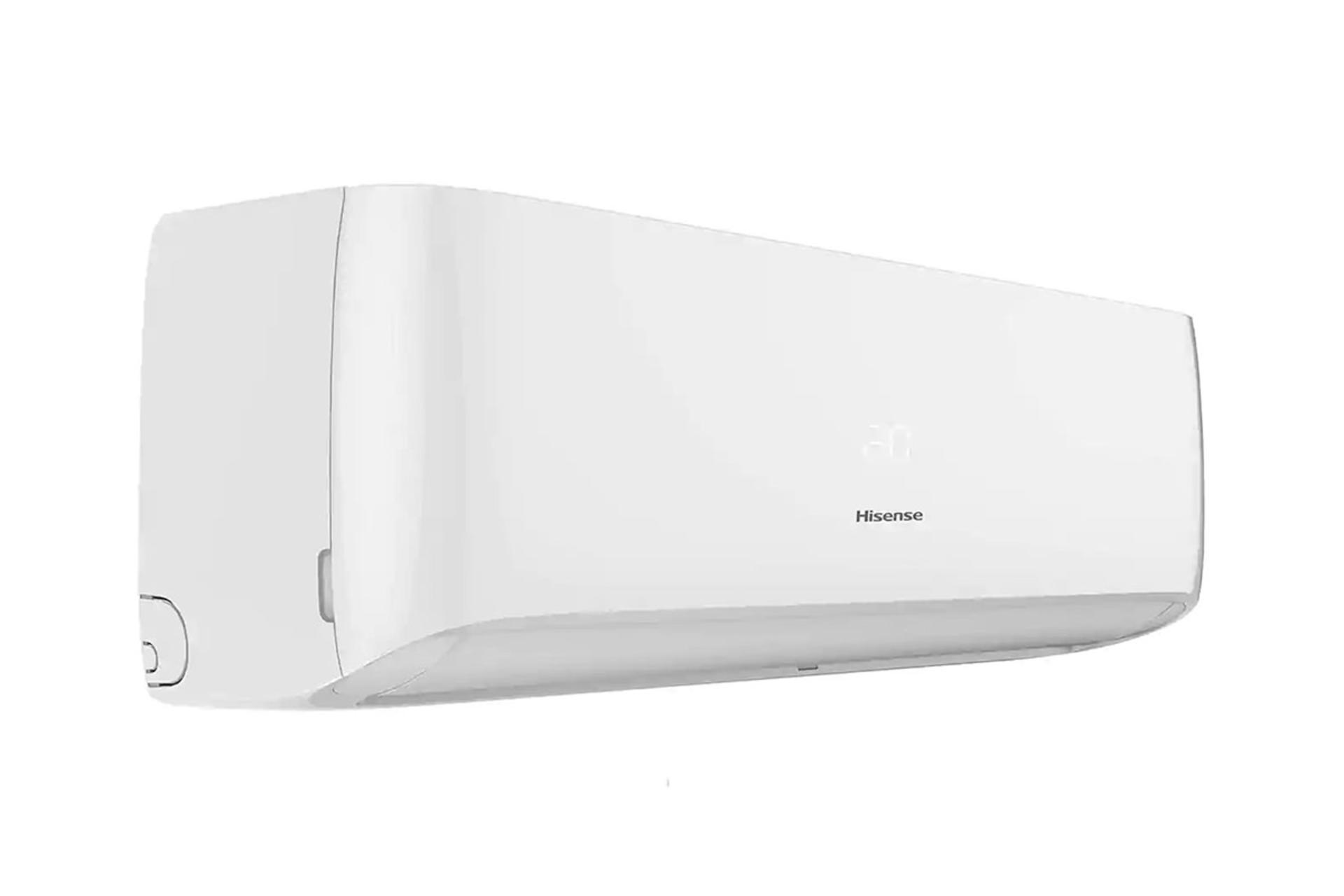 کولر گازی هایسنس Hisense AS-12HR4SYRCA01 نمای جلو و چپ