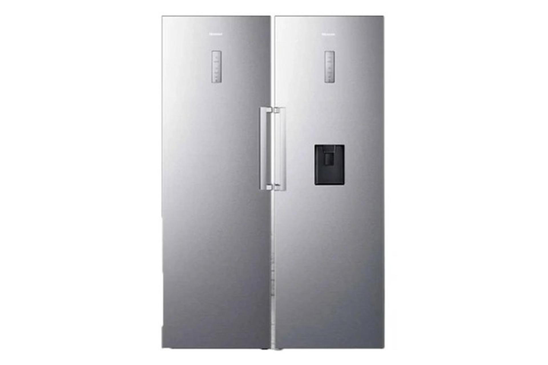 یخچال فریزر هایسنس Hisense RS370 FS270 رنگ نقره ای