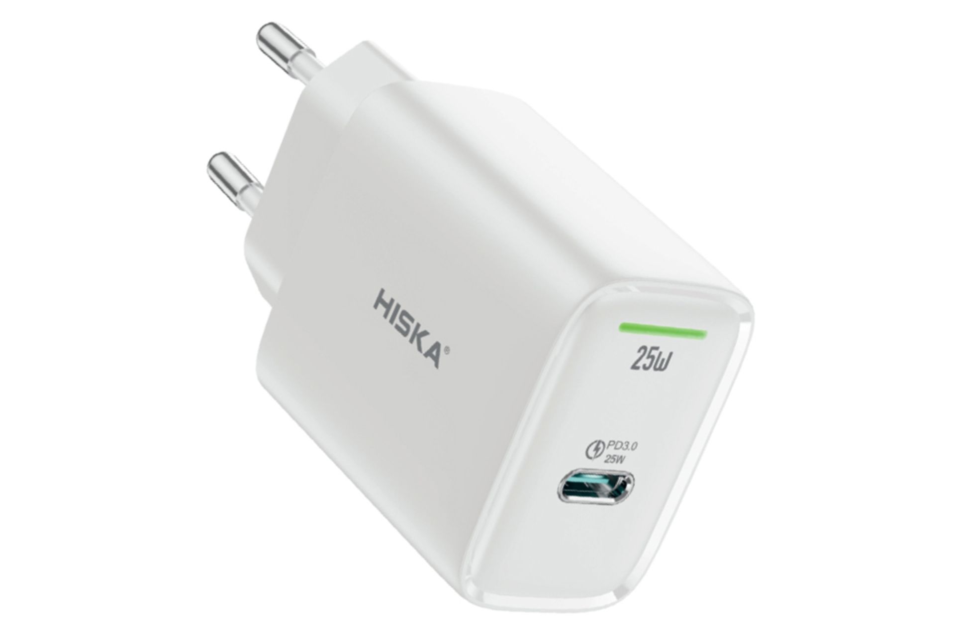 شارژر هیسکا مدل H106-Gan رنگ سفید