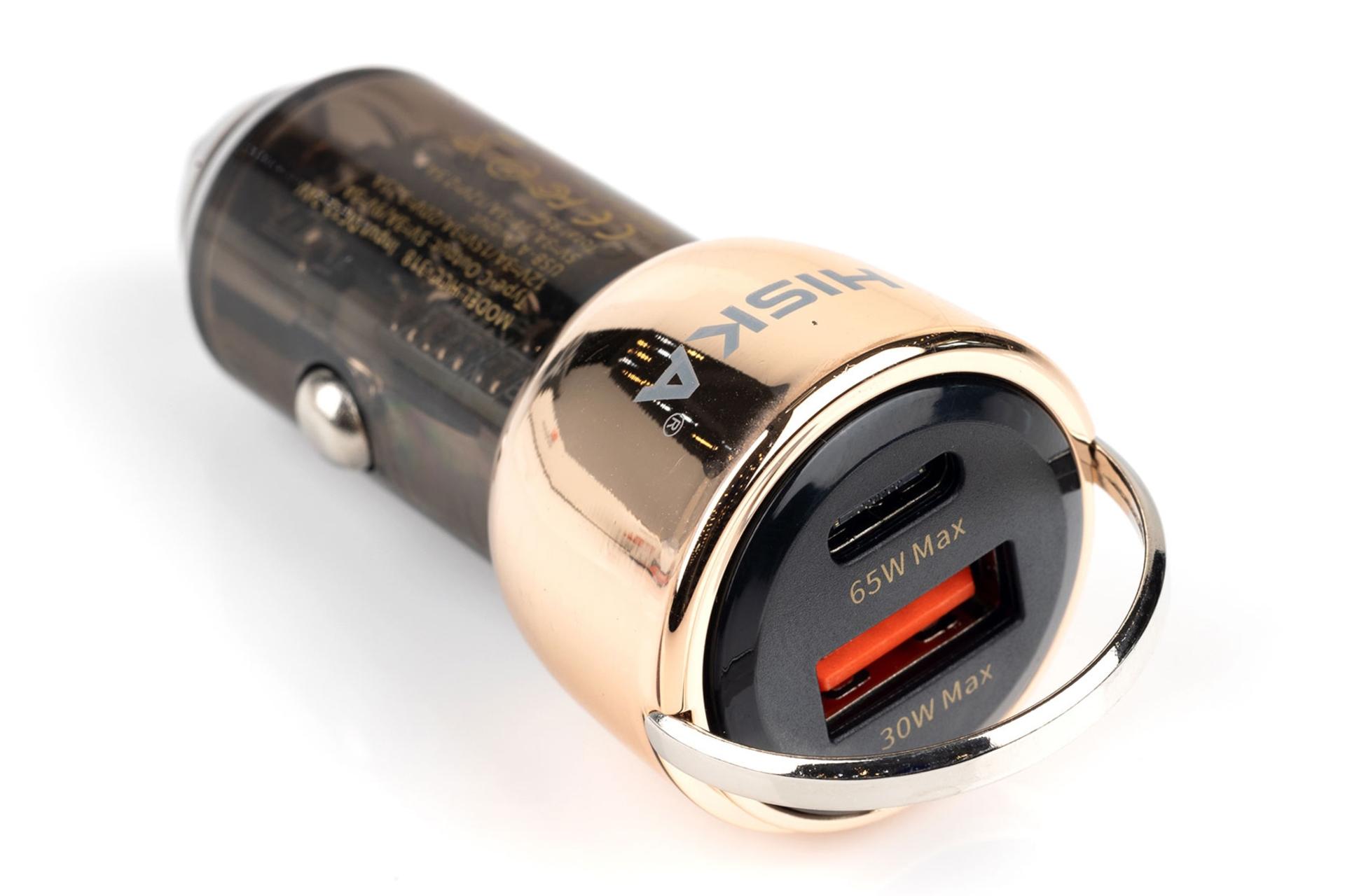 شارژر هیسکا HISKA HCC-318 طلایی