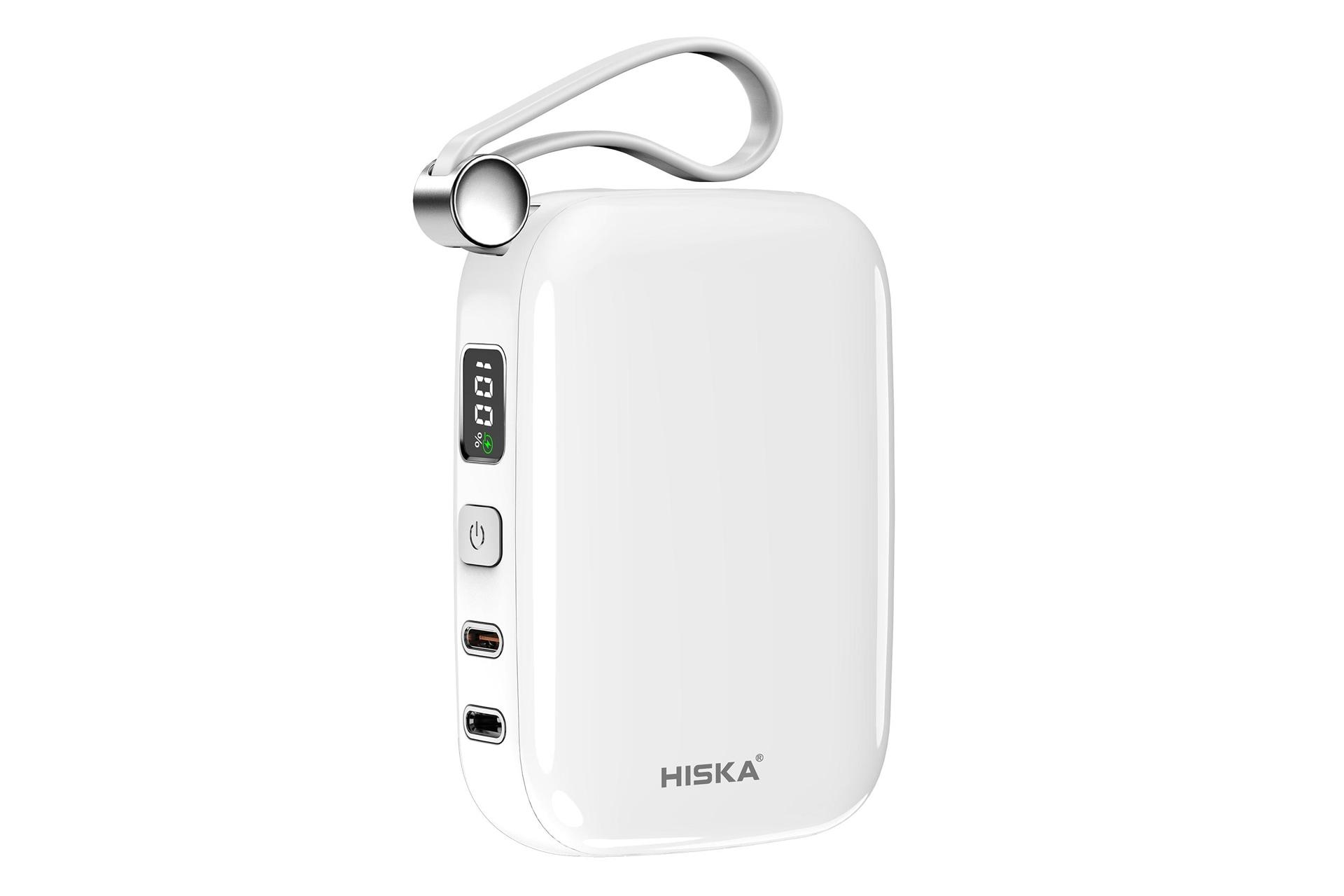 پاور بانک هیسکا HISKA HP-125PD 10000mAh سفید