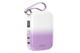 پاور بانک هیسکا HISKA HP-125PD 10000mAh سفید و بنفش