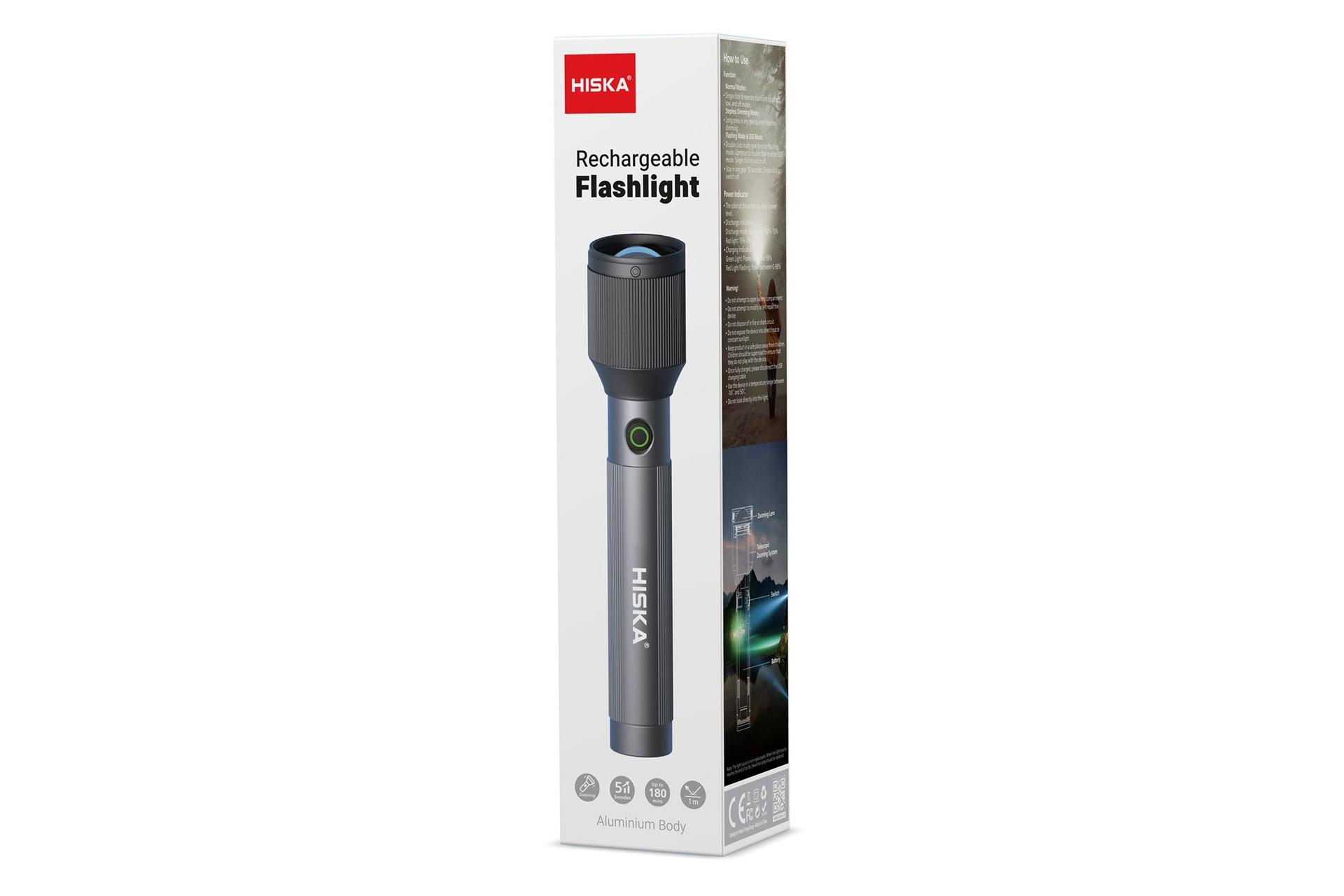 جعبه چراغ قوه دستی هیسکا HISKA HR-46
