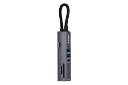 هاب USB هاب USB-C هیسکا 7 پورت مدل HISKA HR-53 USB-C 7 Ports