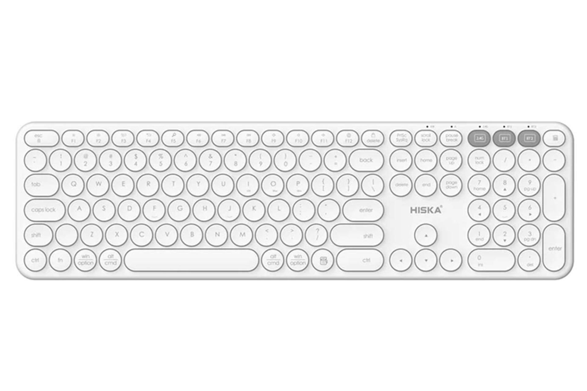 کیبورد هیسکا HX-KE250 نمای بالا