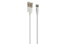 کابل شارژ USB هیسکا Type-A به Lightning مدل LX-726R با طول 1 متر سفید
