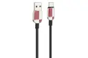 کابل شارژ USB هیسکا Type-A به Type-C مدل LX-833C با طول 1 متر قرمز