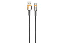 کابل شارژ USB هیسکا Type-A به Type-C مدل LX-841AC با طول 1 متر زرد