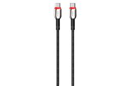 کابل شارژ USB هیسکا Type-C به Type-C مدل LX-841CC با طول 1.2 متر