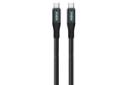 کانکتور و اتصال کابل شارژ USB هیسکا Type-C به Type-C مدل LX-851CC با طول 1.2 متر