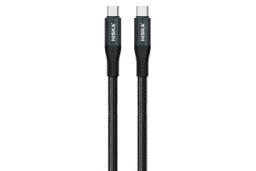 کانکتور و اتصال کابل شارژ USB هیسکا Type-C به Type-C مدل LX-851CC با طول 1.2 متر
