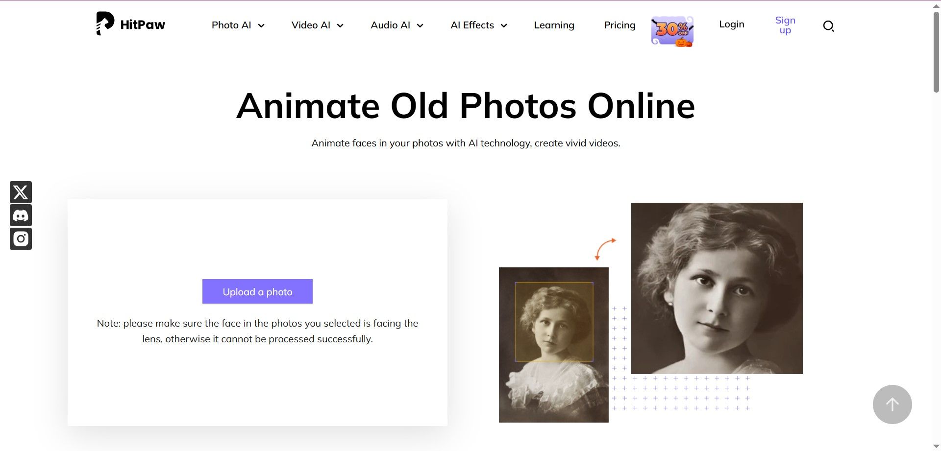آپلود تصویر در HitPaw