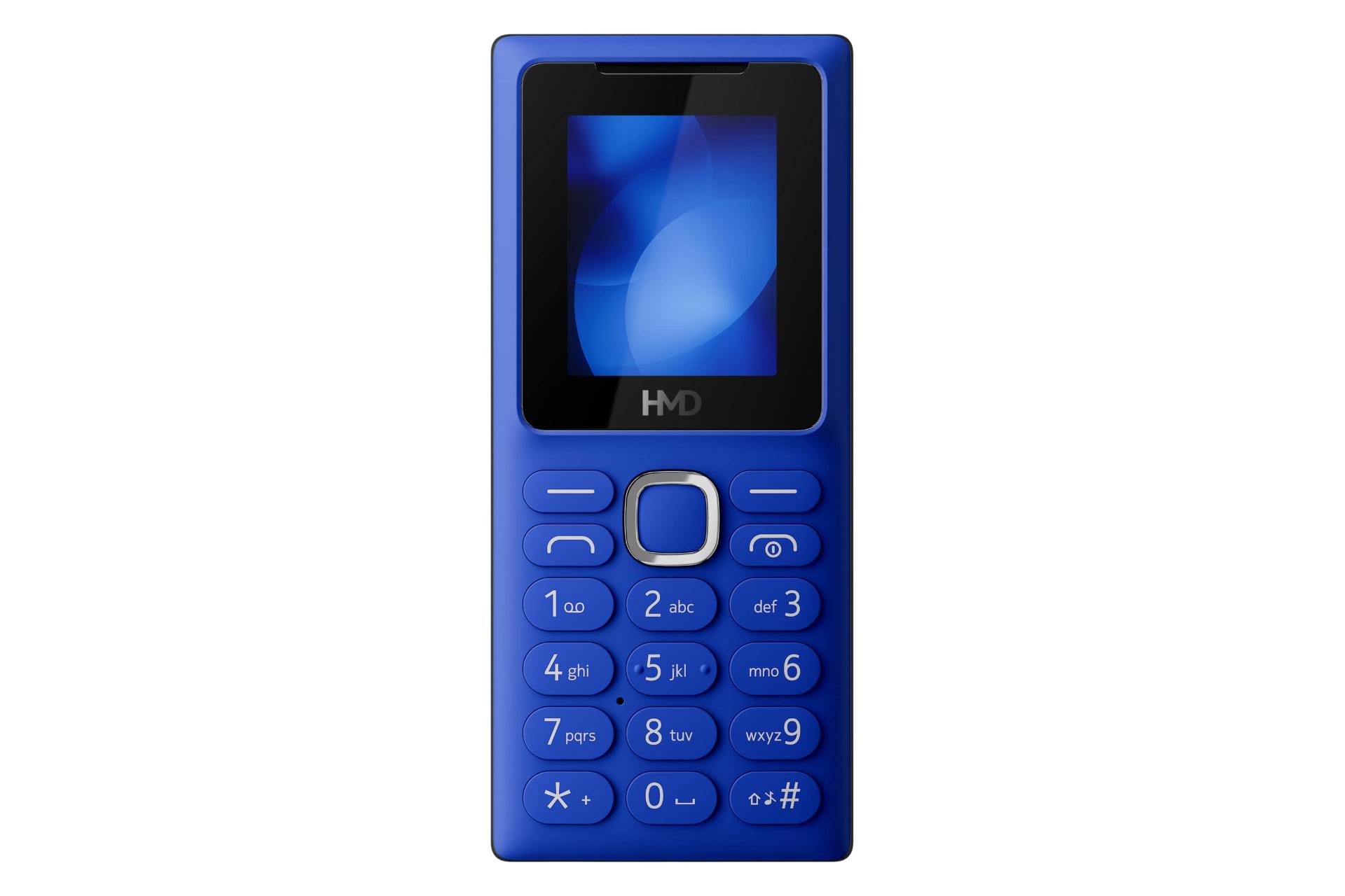 پنل جلو و صفحه کلید گوشی موبایل اچ ام دی HMD 101 آبی