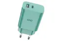 شارژر اچ ام دی Dual Port Wall Charger 30W رنگ سبز