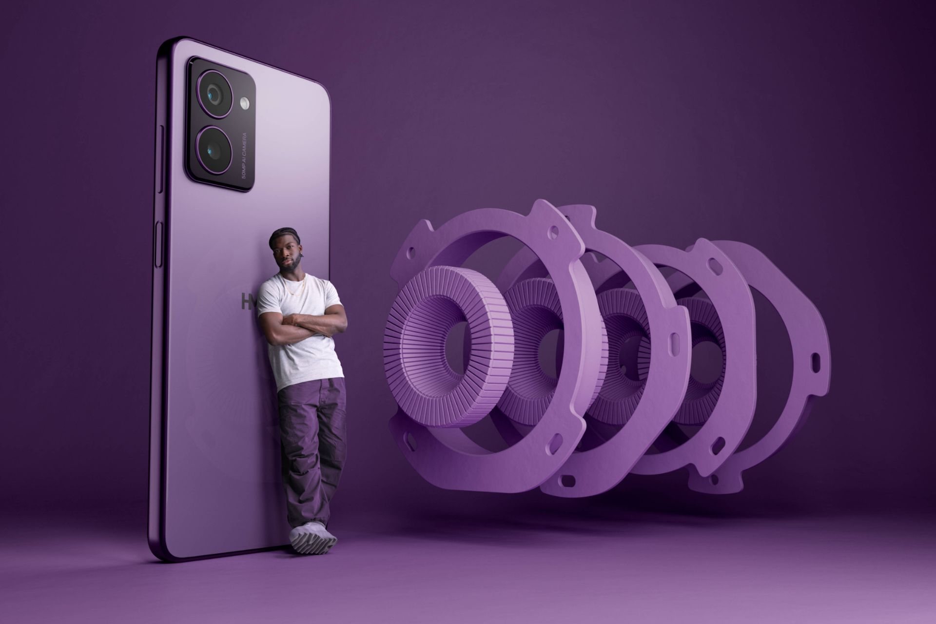 گوشی موبایل اچ ام دی پالس پرو بنفش / HMD Pulse Pro