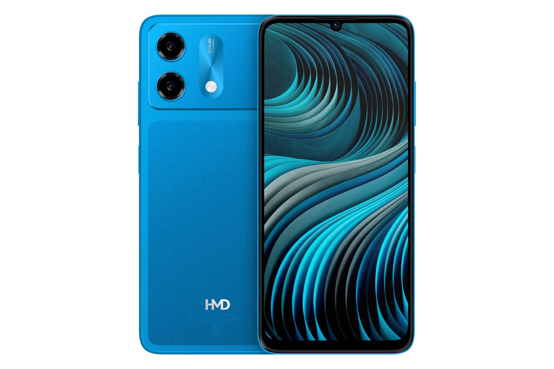 پنل جلو و پشت گوشی موبایل اچ ام دی وایب 2 آبی / HMD Vibe2 5G