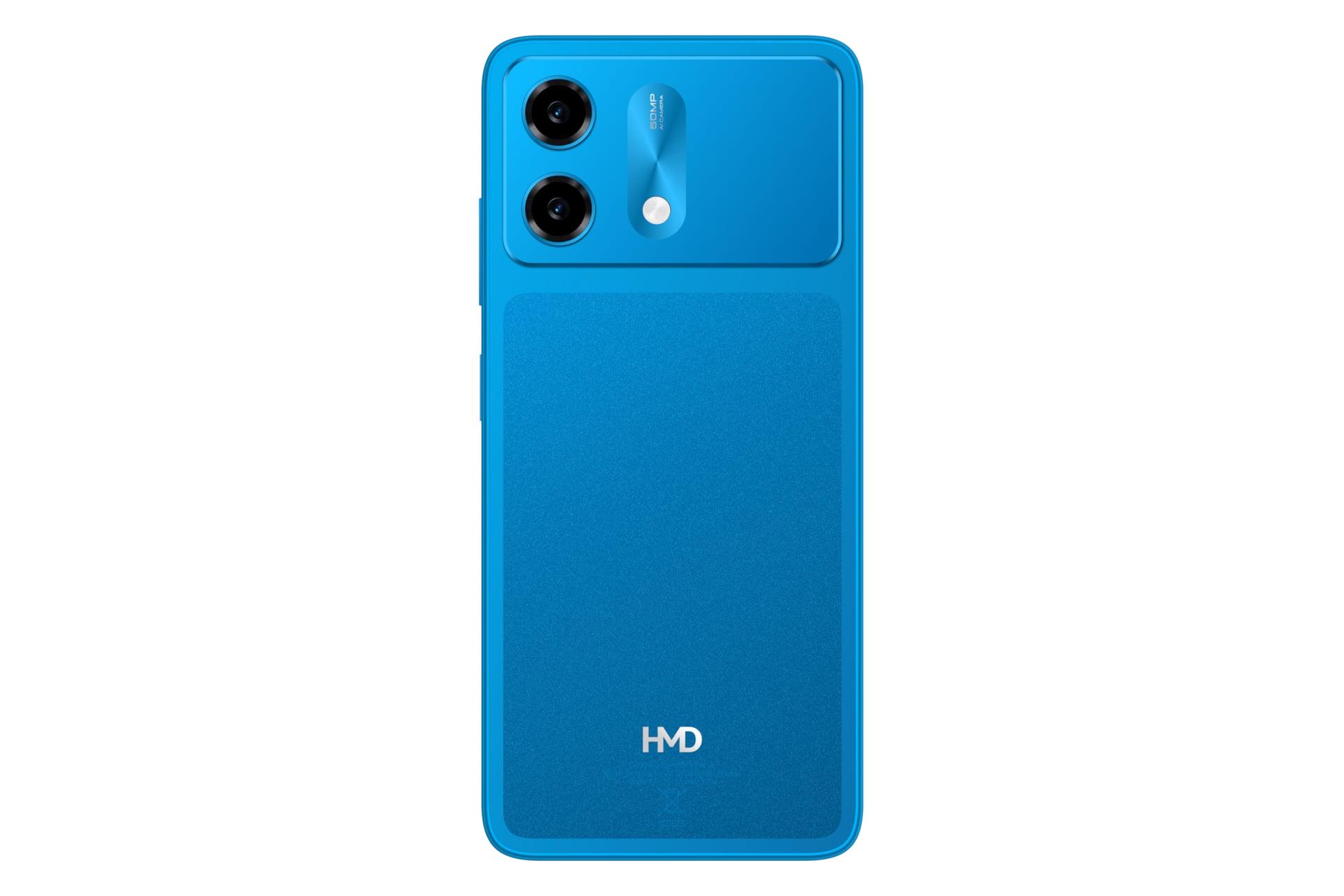 پنل پشت و چینش دوربین گوشی موبایل اچ ام دی وایب 2 آبی / HMD Vibe2 5G