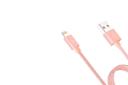 کانکتور و اتصال کابل شارژ USB هوکو Type-A به Lightning مدل UPF01 با طول 1.2 متر