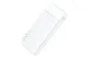 پاور بانک هوگو Hoguo P02 20000mAh سفید از نمای کناری
