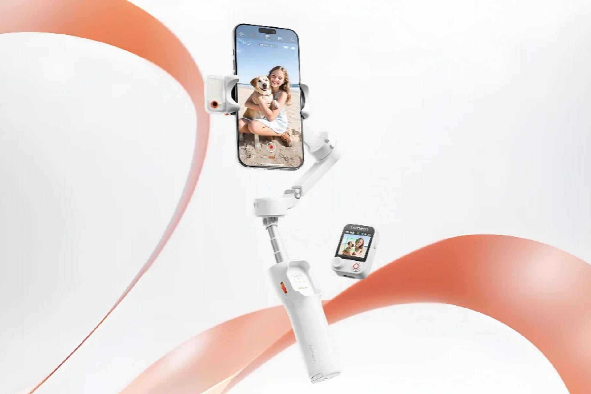 گیمبال V3 Ultra با گوشی آیفون