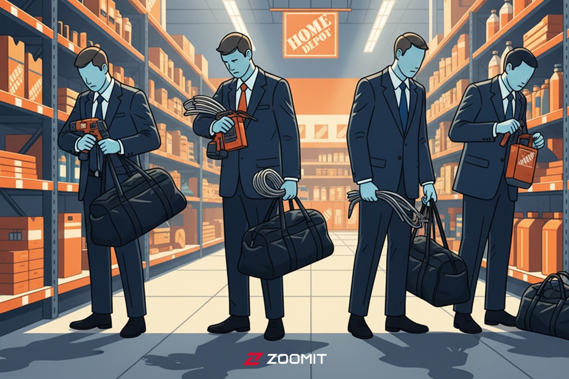 سرقت از فروشگاه هوم دیپو