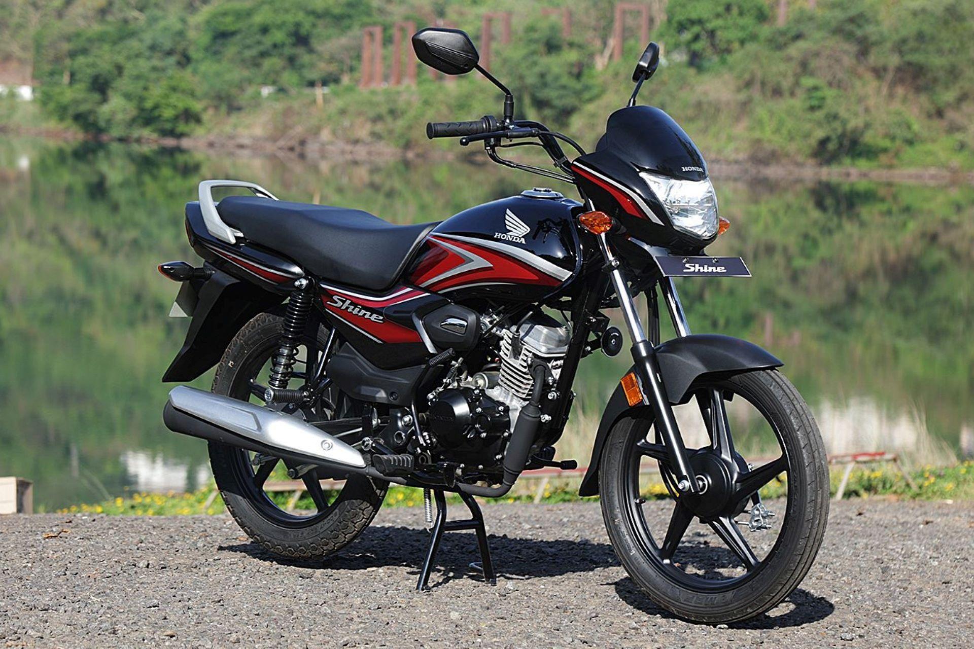 نمای جلویی هوندا شاین ۱۰۰