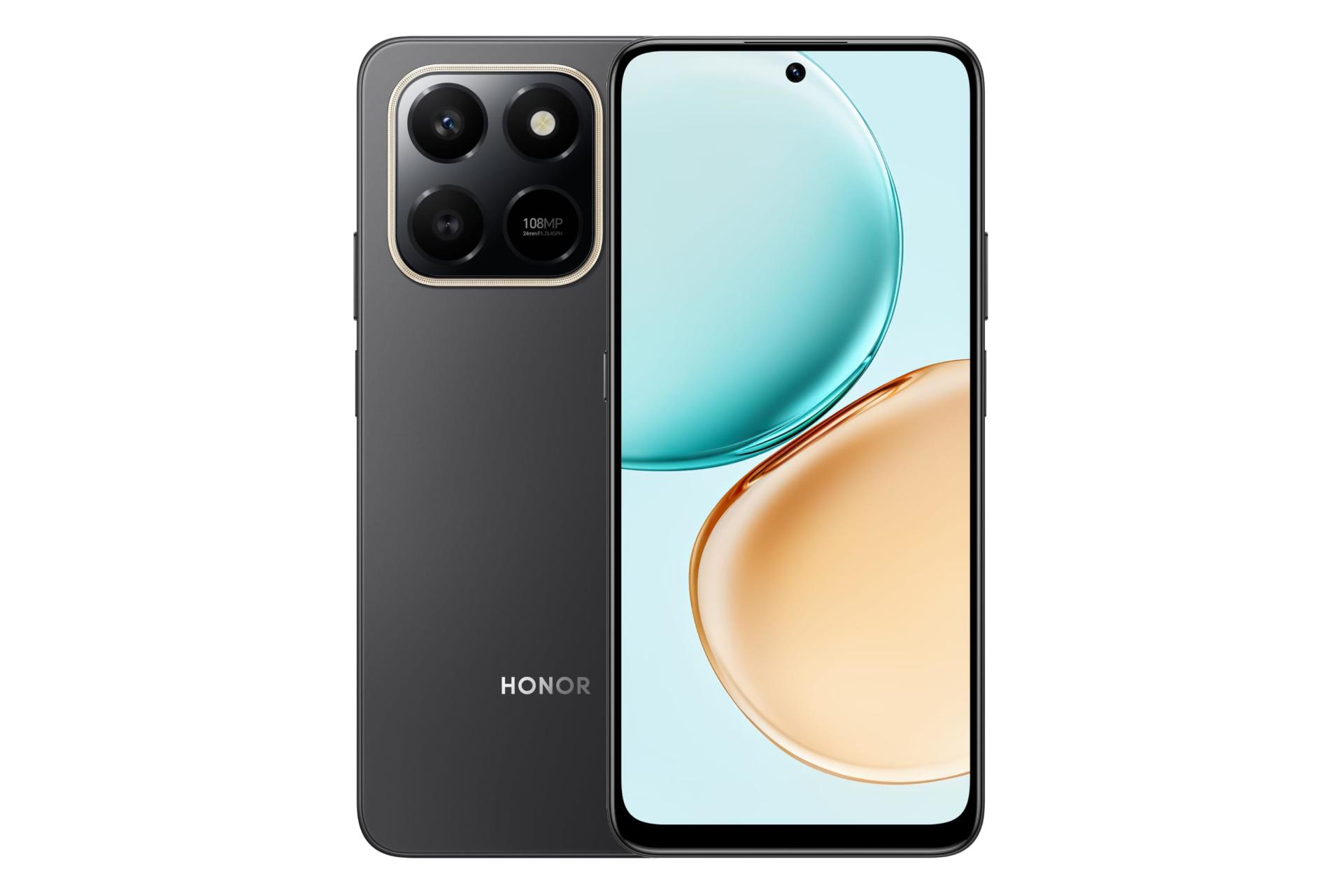 پنل جلو و پشت گوشی موبایل آنر 400 اسمارت 4G مشکی / HONOR 400 Smart 4G