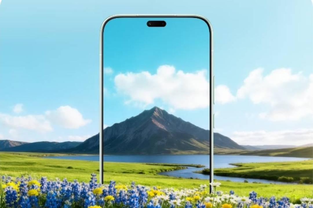 نمایشگر گوشی آنر 600e در حال نمایش یک دشت