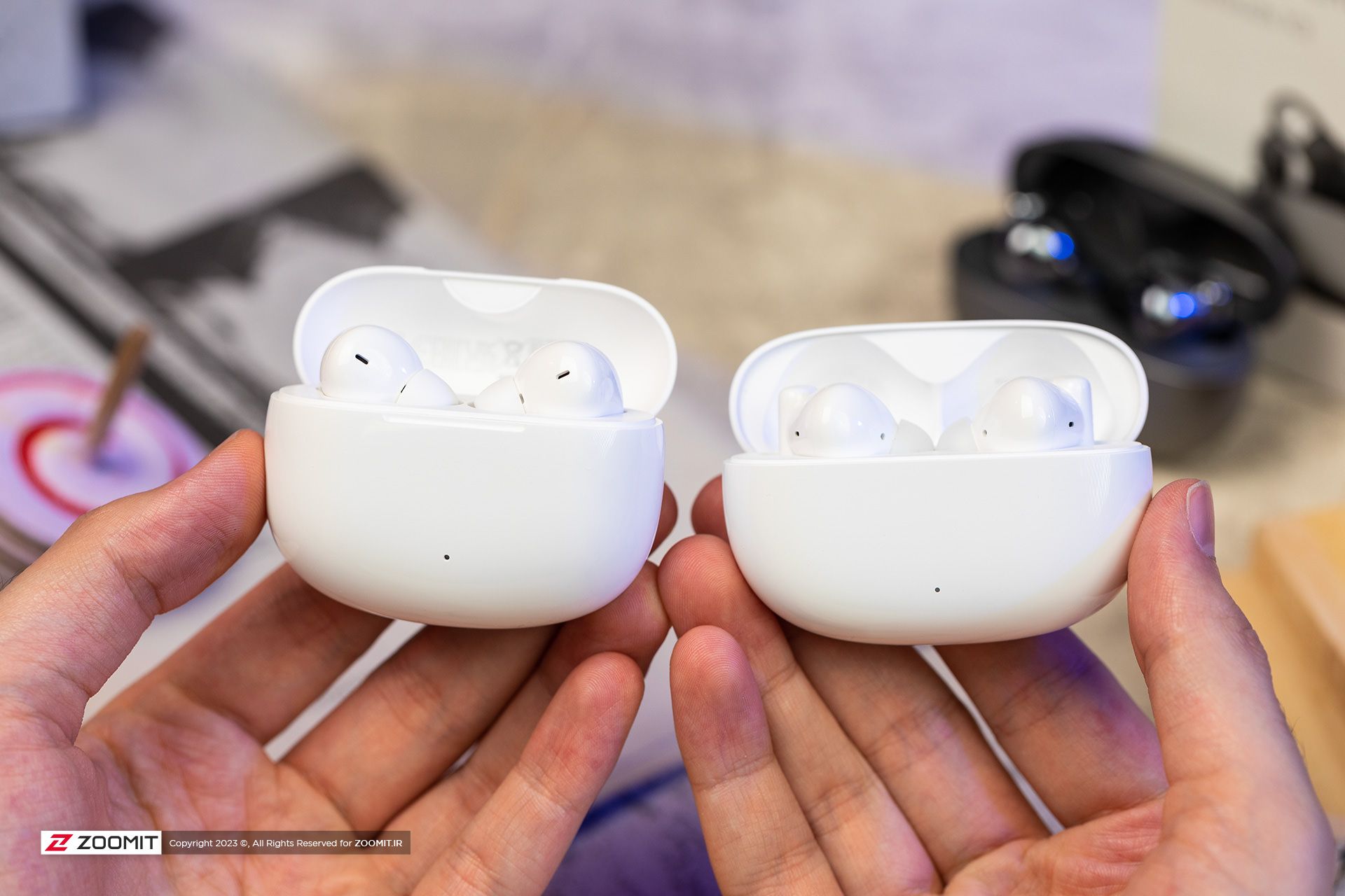 هدفون تماما بی‌سیم Honor Choice Earbuds X3 کنار مدل Lite