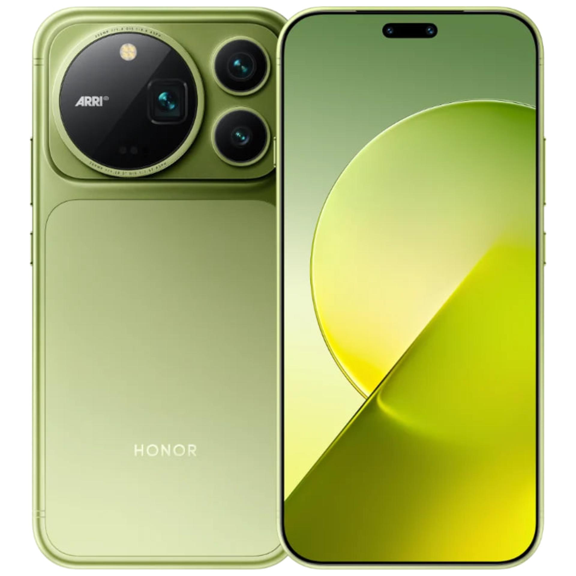 گوشی هوشمند آنر مجیک ۹ پرو مکس (Honor Magic 9 Pro Max) با رنگ سبز خزه