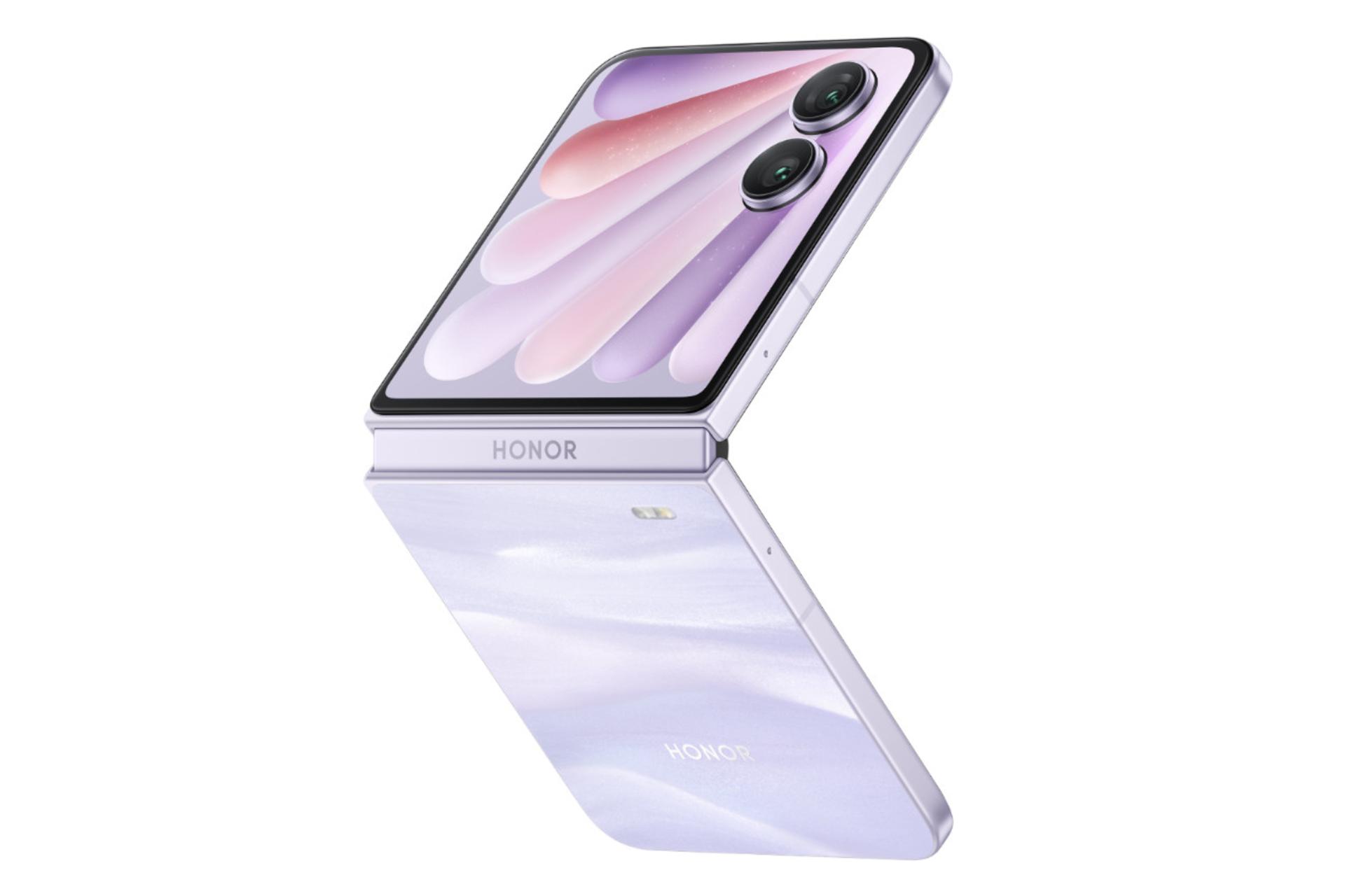 گوشی موبایل آنر مجیک V Flip 2 ارغوانی / HONOR Magic V Flip 2