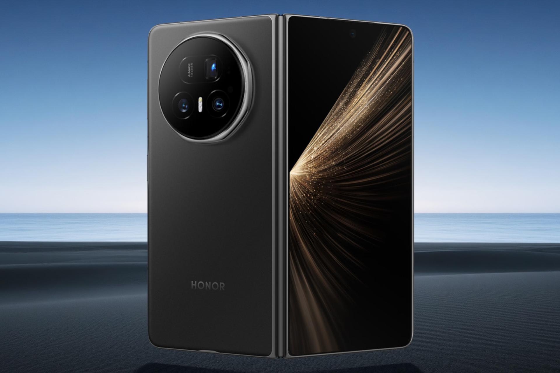 پنل جلو و پشت گوشی موبایل آنر مجیک V5 مشکی / HONOR Magic V5