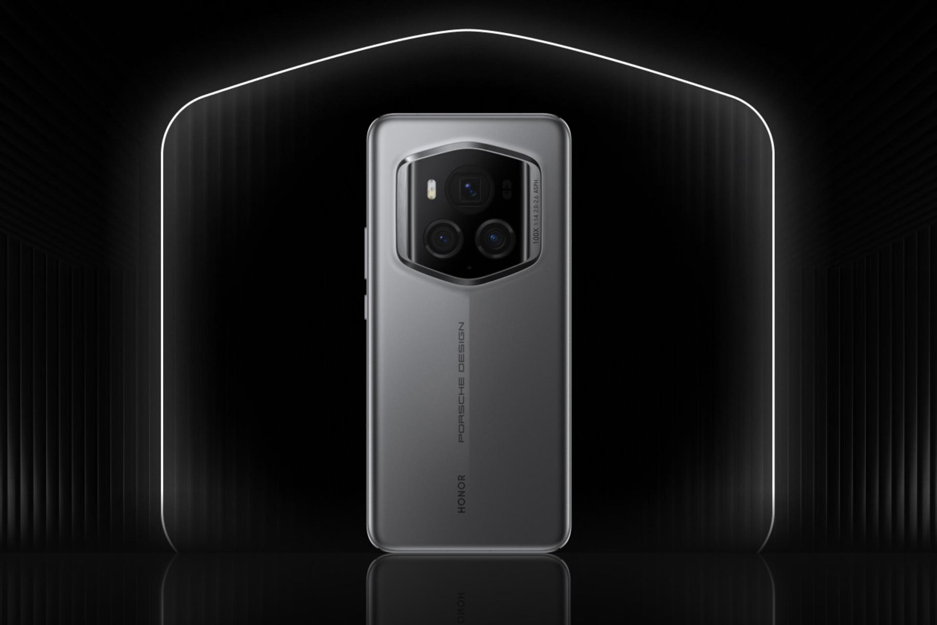 پنل پشت گوشی موبایل آنر مجیک Honor Magic6 RSR Porsche Design خاکستری براق