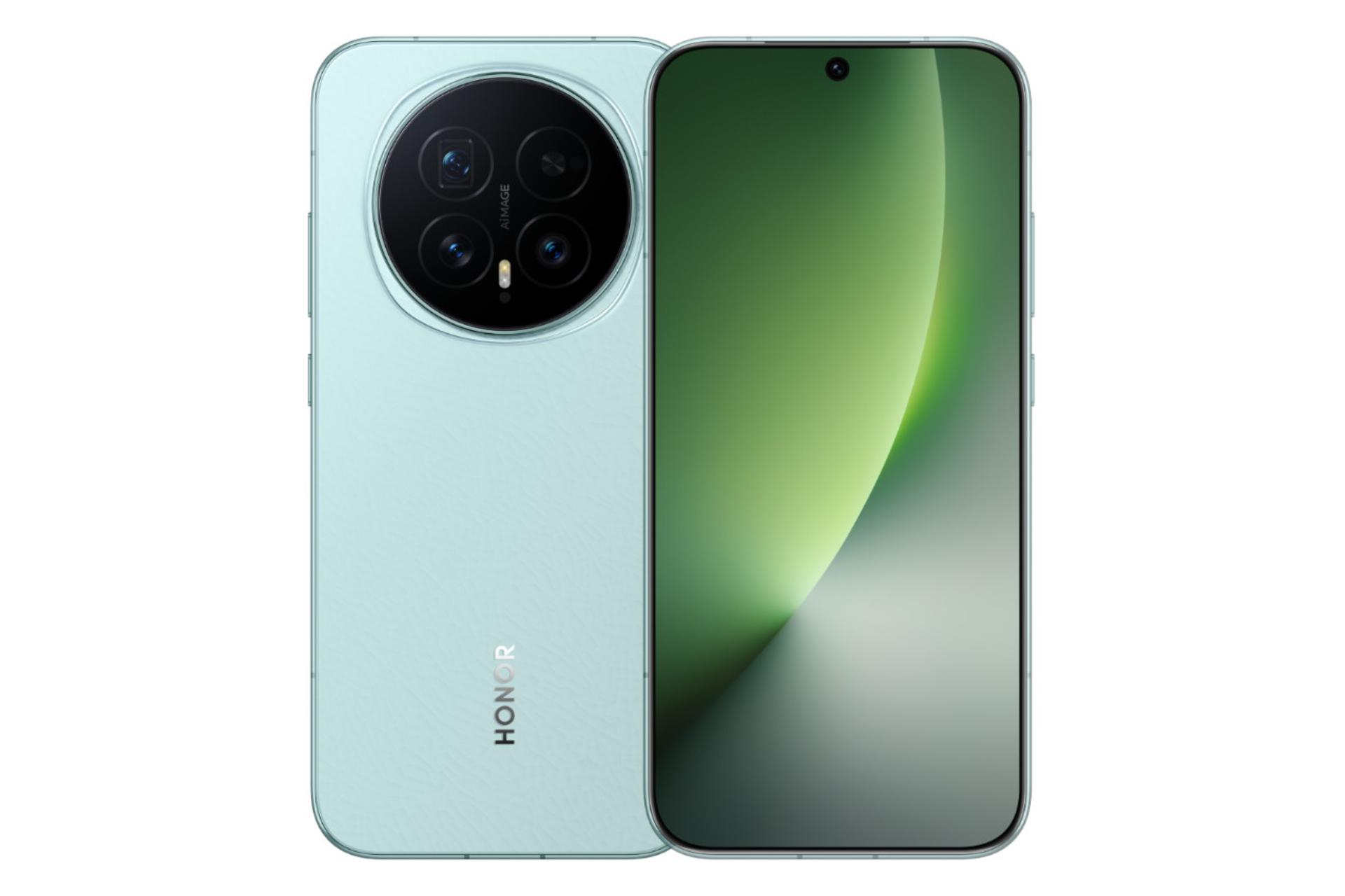 پنل جلو و پشت گوشی موبایل آنر مجیک 8 سبز نعنایی / HONOR Magic8