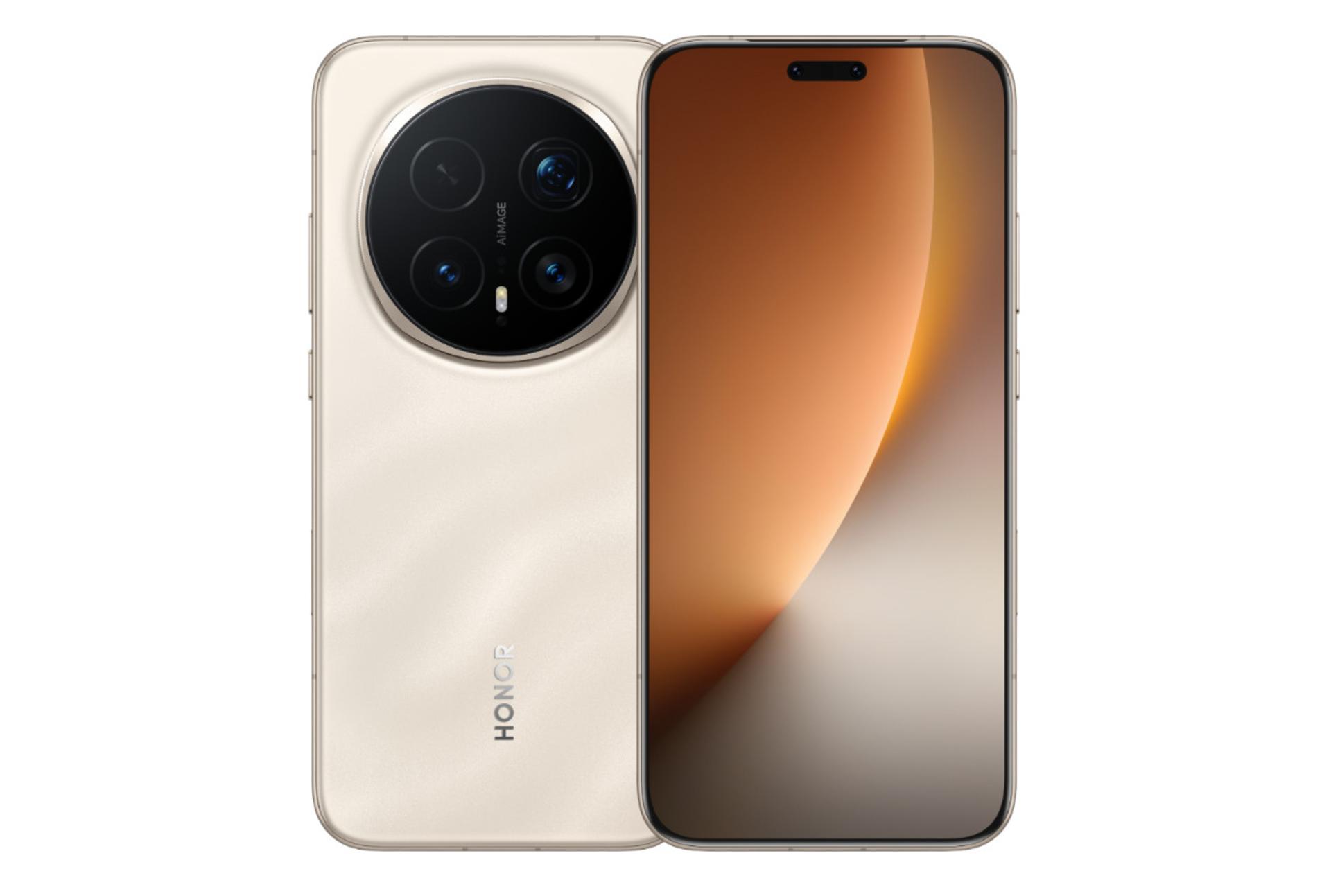 پنل جلو و پشت گوشی موبایل آنر مجیک 8 پرو طلایی / HONOR Magic8 Pro